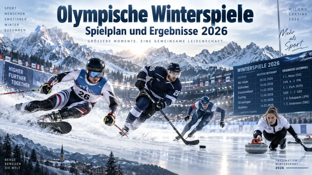 Olympische Winterspiele Spielplan und Ergebnisse Olympische Winterspiele Spielplan und Ergebnisse