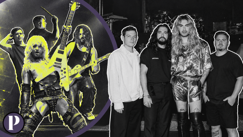 Tokio Hotel in zwei unterschiedlichen Aufnahmen im Promiglanz-Rahmen